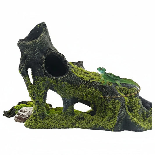 Decoração de Madeira para Aquário Submersível